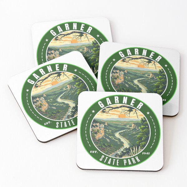 Item preview, Garner State Park in Texas, USA Vintage Travel Art Circle Emblem designed and sold by MaateoDesign.