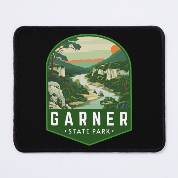 Item preview, Garner State Park in Texas, USA Vintage Travel Art Badge designed and sold by MaateoDesign.
