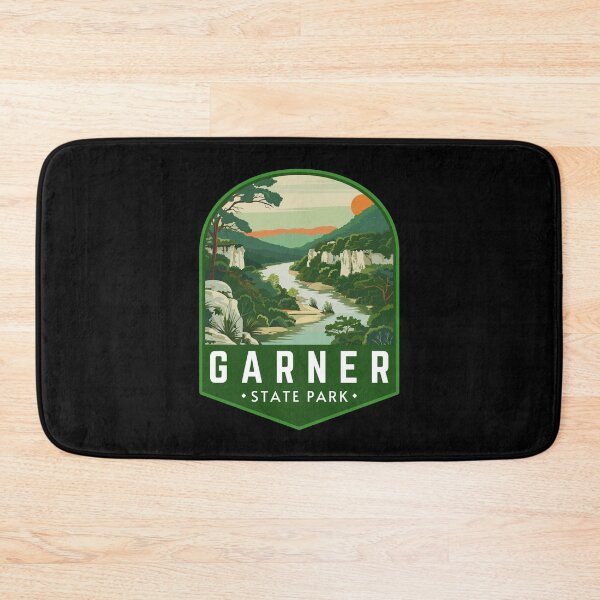 Item preview, Garner State Park in Texas, USA Vintage Travel Art Badge designed and sold by MaateoDesign.