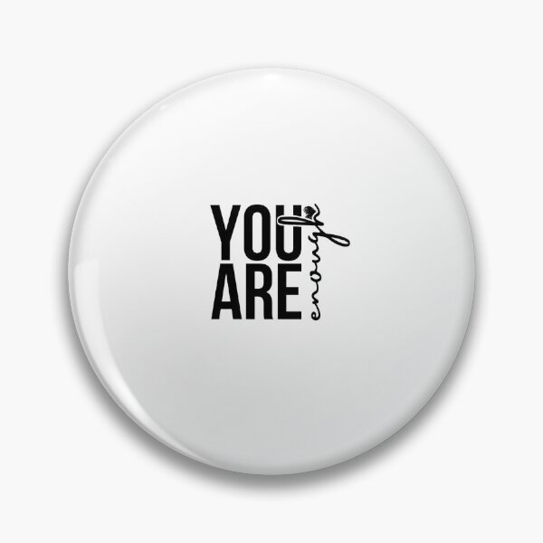 Item preview, I am enough - Feminine Power Sticker designed and sold by theuntamedverse.