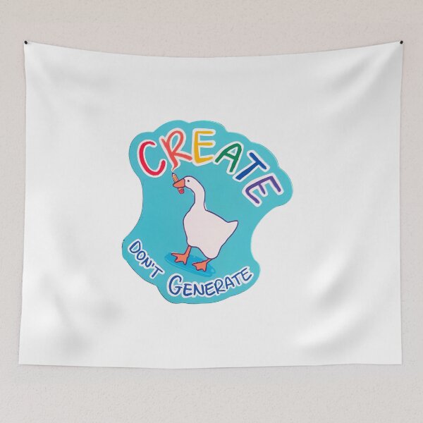 Item preview, CREATE DON'T GENERATE | Anti-AI  designed and sold by 3005Garments.