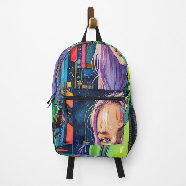 Item preview, Violet Core — Soft Tech Watercolor designed and sold by ArtiQreate.