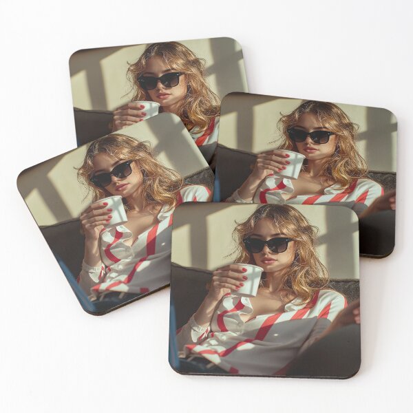Item preview, Mulher tomando café. designed and sold by randomcatmv.