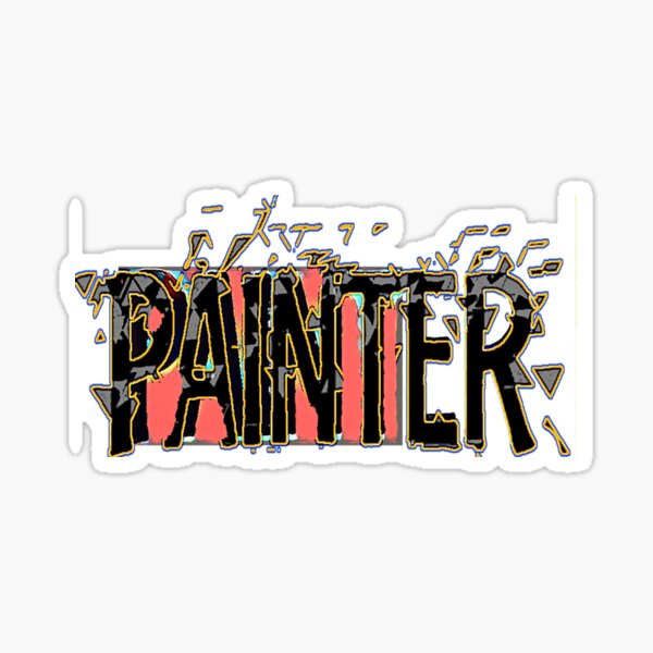Item preview, Abstract Painter Tag designed and sold by TriForceDesign.