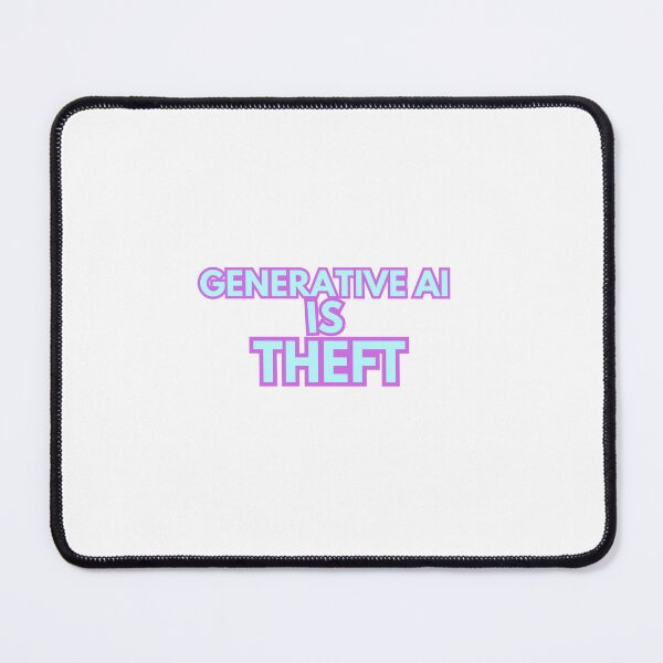 Item preview, GENERATIVE AI IS THEFT | Anti-AI designed and sold by 3005Garments.