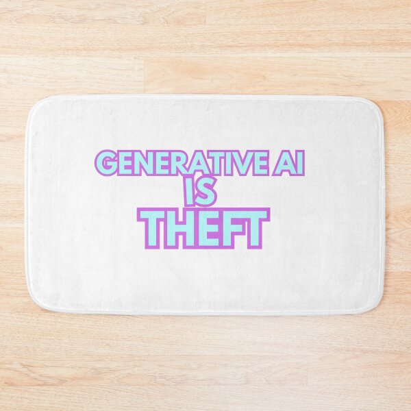 Item preview, GENERATIVE AI IS THEFT | Anti-AI  designed and sold by 3005Garments.