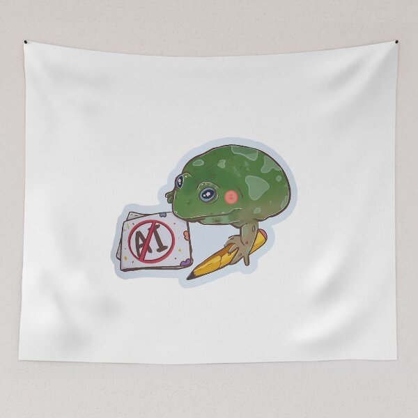Item preview, ANTI-AI FROG designed and sold by 3005Garments.