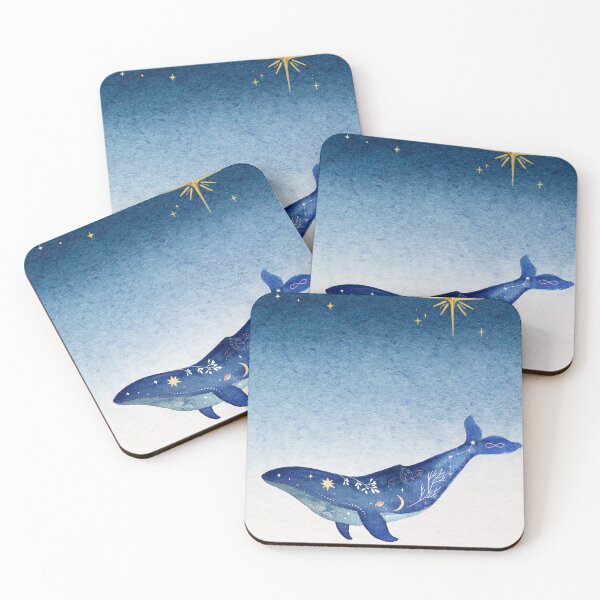 Item preview, Cosmic Whale in the Sea of Stars designed and sold by Softglow-Studio.