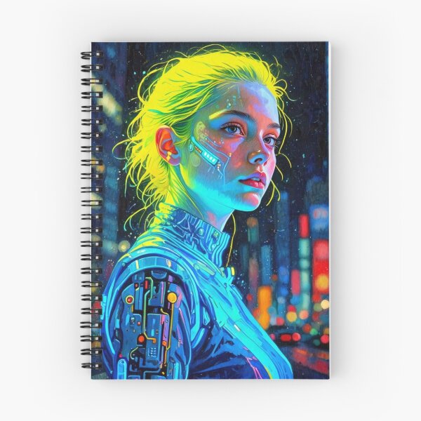 Item preview, Electric Pulse — Cyan Vision Watercolor designed and sold by ArtiQreate.