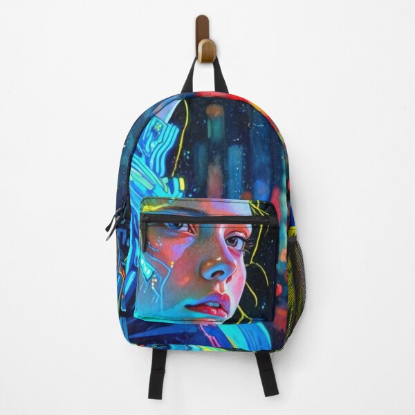 Item preview, Electric Pulse — Cyan Vision Watercolor designed and sold by ArtiQreate.