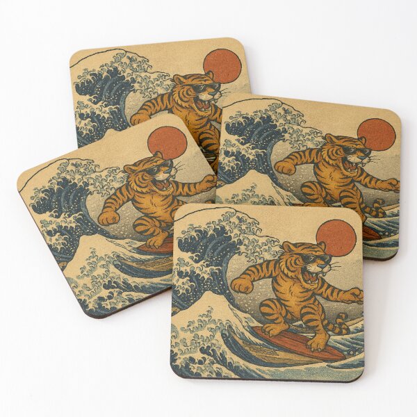 Item preview, Great Waves and the Tiger designed and sold by LevelUpLab.