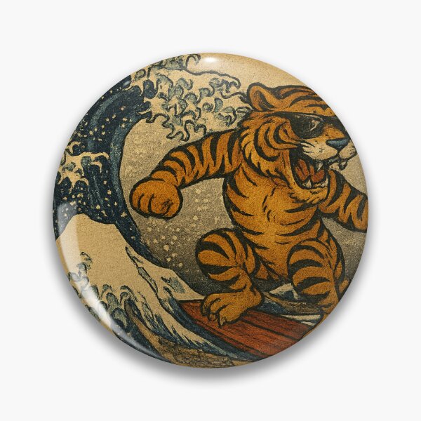 Item preview, Great Waves and the Tiger designed and sold by LevelUpLab.