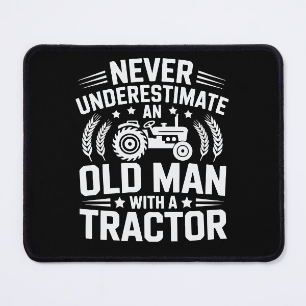Item preview, Never Underestimate An Old Man With A Tractor Funny Farmer designed and sold by tmerchtrends.
