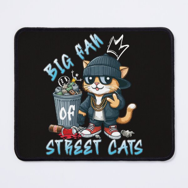 Item preview, funny street cat art designed and sold by Patremolne.