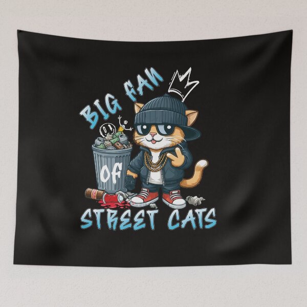Item preview, funny street cat art  designed and sold by Patremolne.