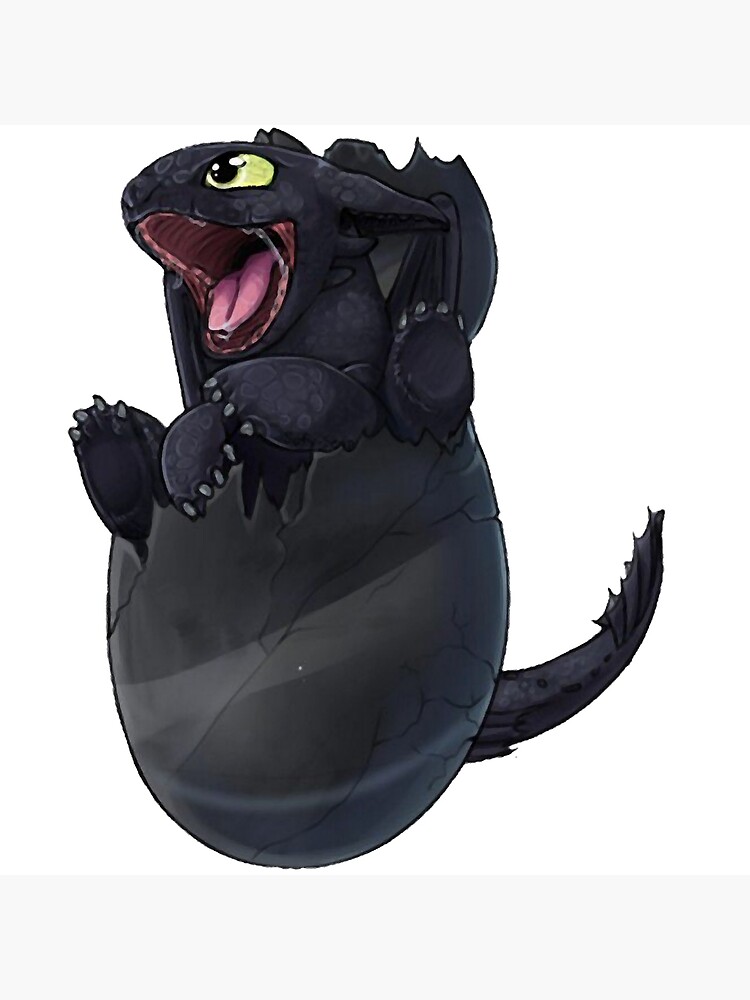 toothless plush egg