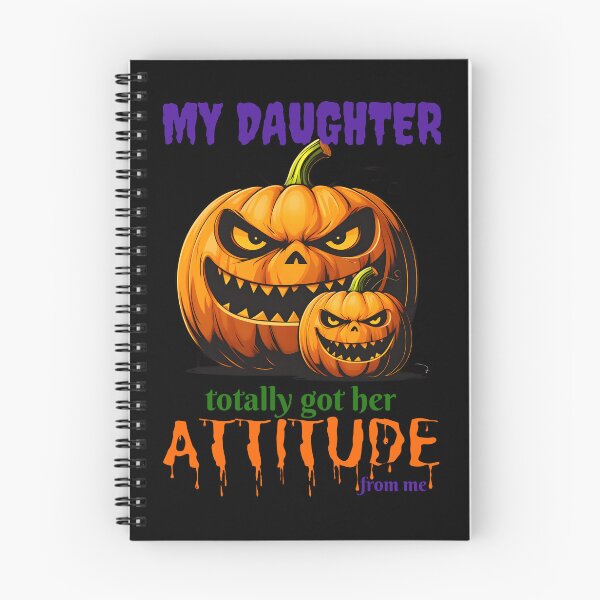 Item preview, Funny Pumpkin Sarcastic Mom Dad Quote Meme My Daughter Got Her Attitude From Me Adult Humor Halloween Party Pumpkin Head  designed and sold by Zayavca.