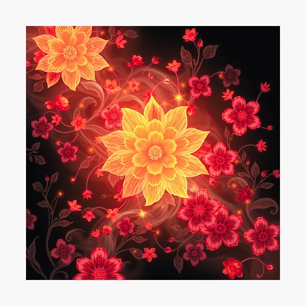 Item preview, Fleur pourpre designed and sold by VisionGalaxyDesigns.