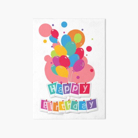 Item preview, Happy Birthday – Joyful Celebration Design to Mark the Moment and Save the Date designed and sold by ArtsyExplorer.