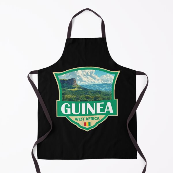 Item preview, Guinea Illustration Retro Badge designed and sold by KrisSidDesigns.