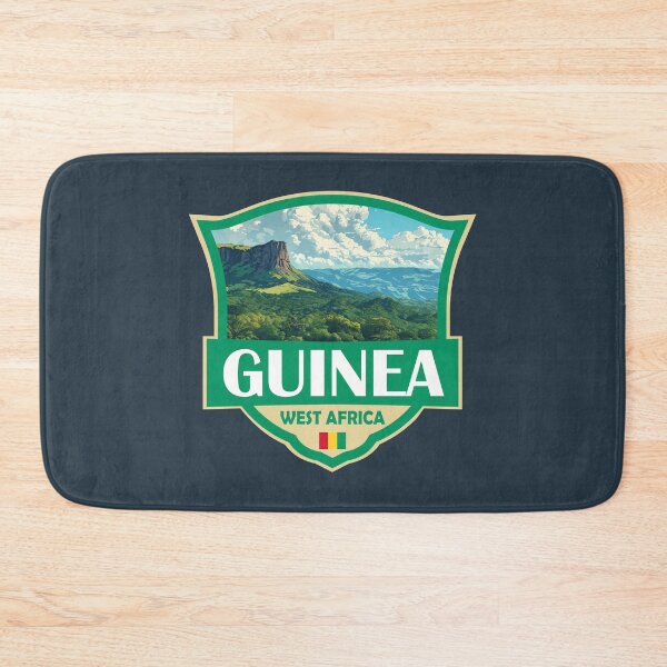 Item preview, Guinea Illustration Retro Badge designed and sold by KrisSidDesigns.