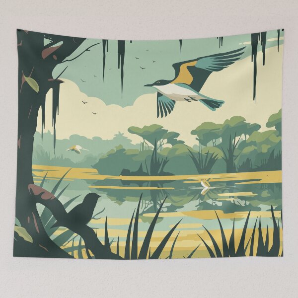 Item preview, WINGSPAN - Poster Inspired by Wingspan / Retro Board Game Poster / Wall Art Print / Fantasy, Board Game, RPG, DnD / Home Decor Gift Idea  designed and sold by RoleplayRealm.