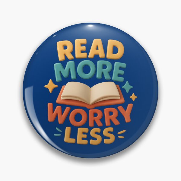 Item preview, Read More Worry Less designed and sold by DopamineBee.