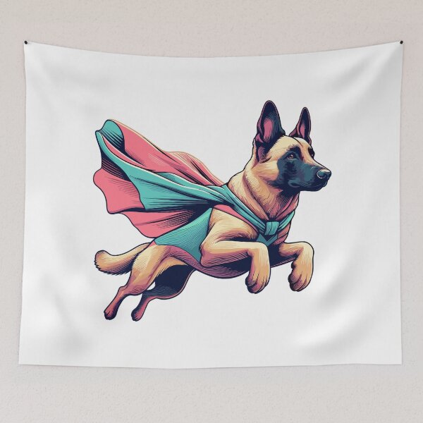 Item preview, Super Dog Belgian Shepherd Cape Gift designed and sold by Pineapple-Tree.