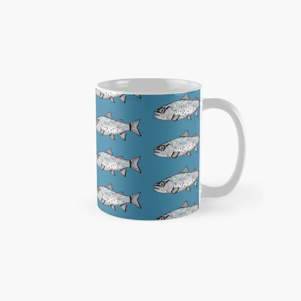 Aperçu de l'œuvre Truite Topo - Bleue créée et vendue par FishFryeinGA.
