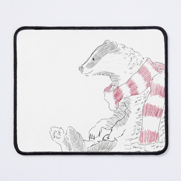 Item preview, Wisconsin badger scarf designed and sold by elsa's doodles.