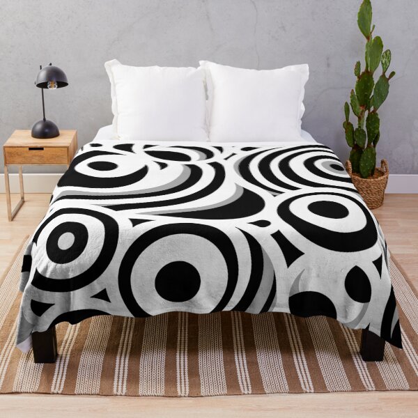 Item preview, Black White and Grey Pattern designed and sold by ArtFactoryAI.