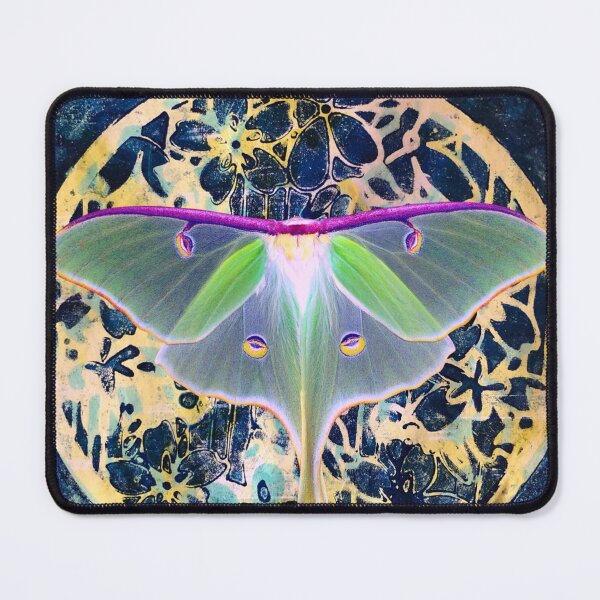 Item preview, Luna Moth Over Moon designed and sold by DoeRunStudio.