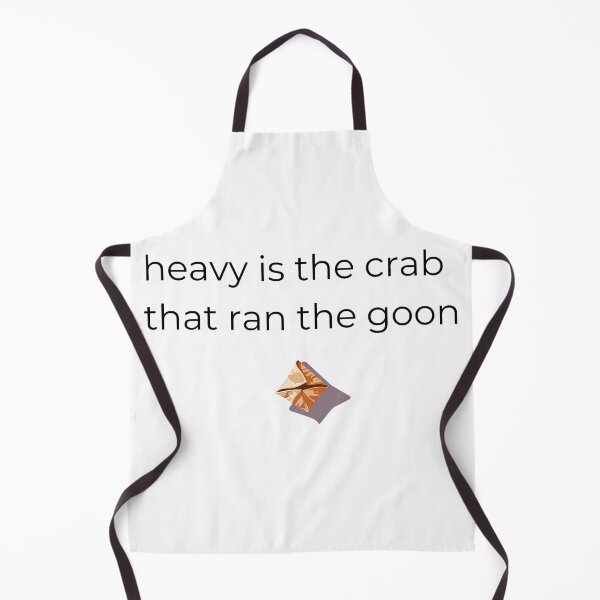 Item preview, heavy is the crab that ran the goon | chaotic meme sticker | crab rangoon humor designed and sold by RebootRequired.
