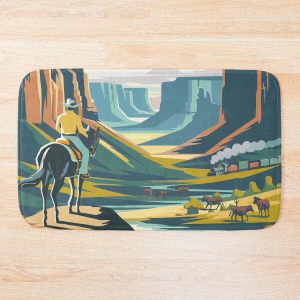 Item preview, GREAT WESTERN TRAIL - Inspired Poster / Retro Board Game Poster / Wall Art Print / Fantasy, Board Game, RPG, DnD / Home Decor Gift Idea designed and sold by RoleplayRealm.