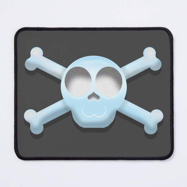 Item preview, Blue Skull and Crossbones Pirate Graphic designed and sold by BluOddities.