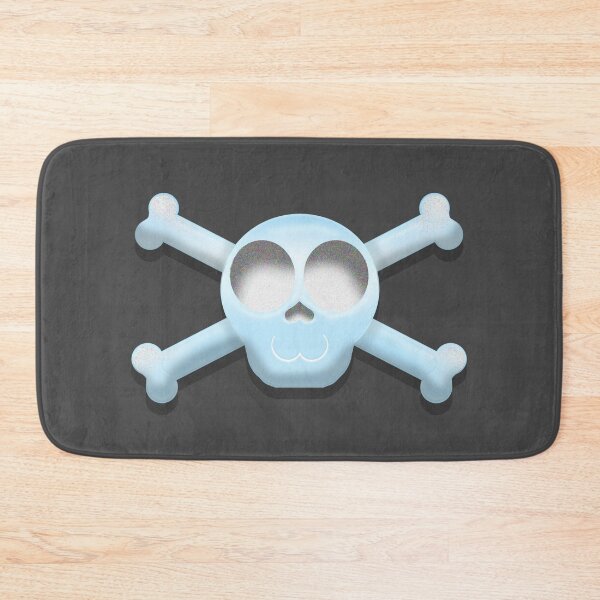 Item preview, Blue Skull and Crossbones Pirate Graphic designed and sold by BluOddities.