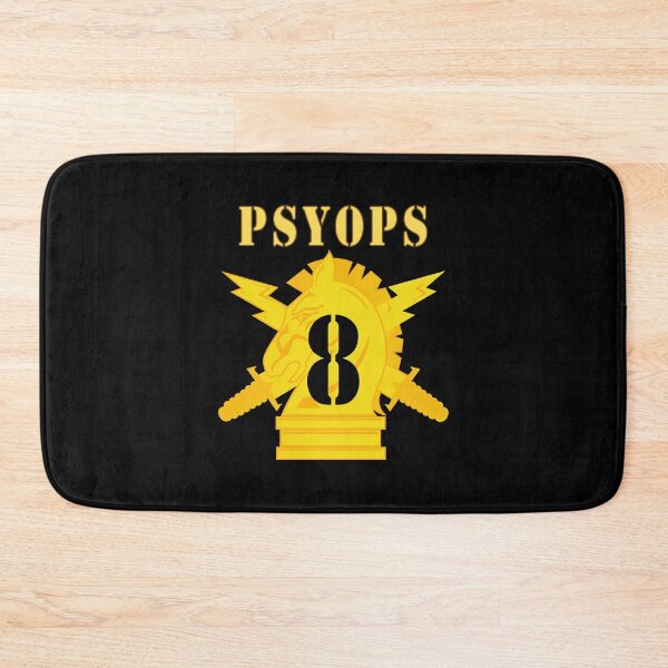 Item preview, Army - PSYOPS w Branch Insignia - 8th Battalion Numeral - Line X 300 designed and sold by Military Insignia Products.