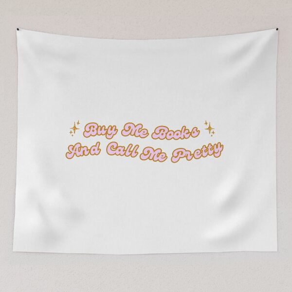 Item preview, Pastel Buy Me Books And Call Me Pretty Reading Quote designed and sold by AestHenni17.