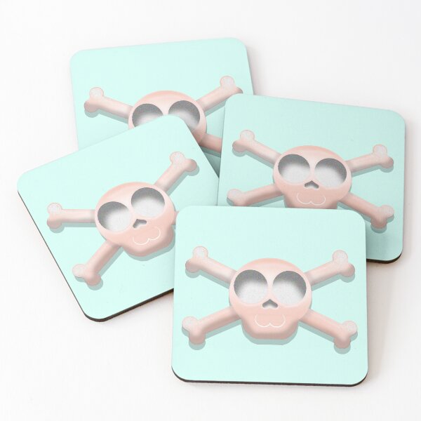 Item preview, Orange Skull and Crossbones Pirate Graphic designed and sold by BluOddities.
