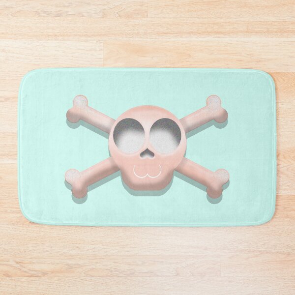 Item preview, Orange Skull and Crossbones Pirate Graphic designed and sold by BluOddities.