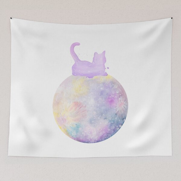 Item preview, Pastel Planet Cat designed and sold by Softglow-Studio.