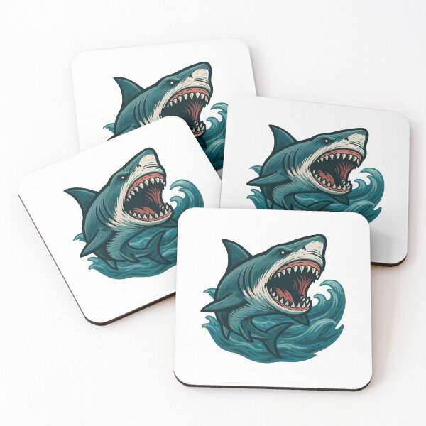 Item preview, Megalodon Shark Prehistoric Sea Monster Art designed and sold by Vendeloc.