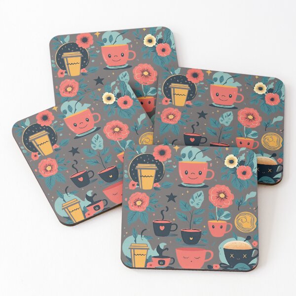Item preview, Tea Cups and Flowers T-SHIRT designed and sold by WitInNuKicks.