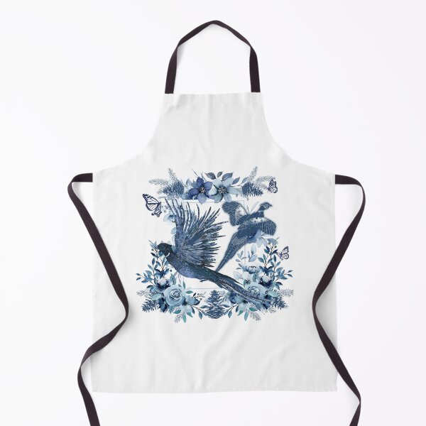 Item preview, Sabrina Farmer Art - Pheasants in Blue - Wildlife for Home designed and sold by sabrinart42.