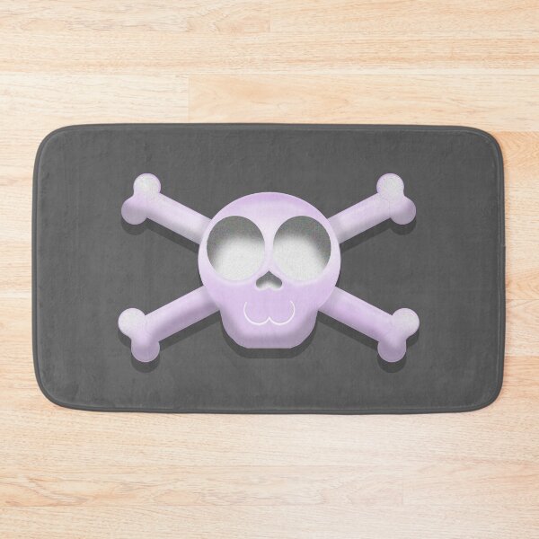 Item preview, Purple Skull and Crossbones Pirate Graphic designed and sold by BluOddities.