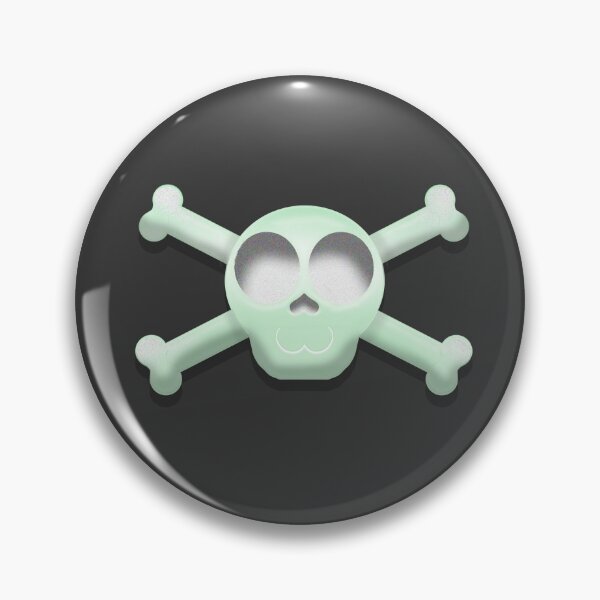 Item preview, Green Skull and Crossbones Pirate Graphic designed and sold by BluOddities.