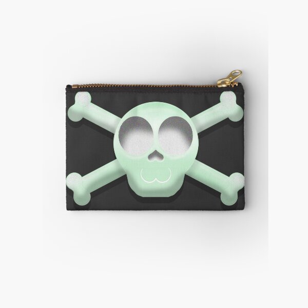 Item preview, Green Skull and Crossbones Pirate Graphic designed and sold by BluOddities.