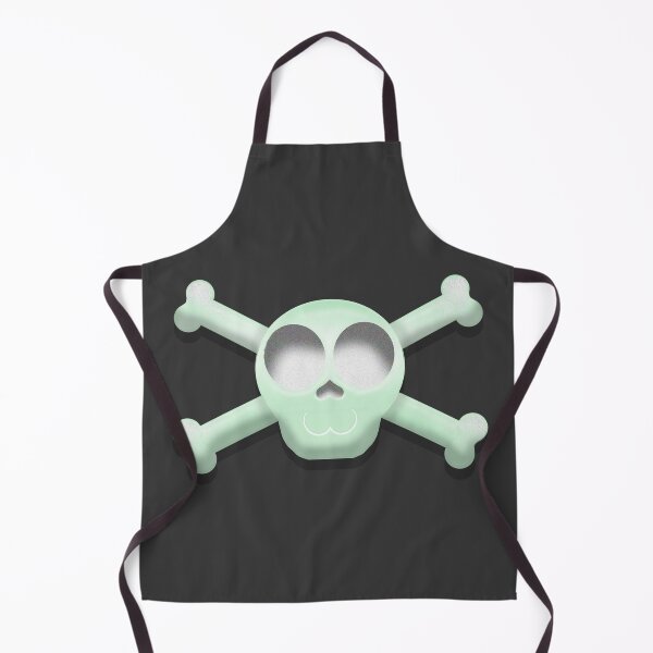 Item preview, Green Skull and Crossbones Pirate Graphic designed and sold by BluOddities.