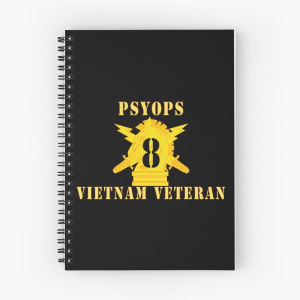 Item preview, Army - PSYOPS w Branch Insignia - 8th Battalion Numeral - w Vietnam Vet  Below X 300 designed and sold by Military Insignia Products.