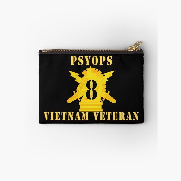 Item preview, Army - PSYOPS w Branch Insignia - 8th Battalion Numeral - w Vietnam Vet  Below X 300 designed and sold by Military Insignia Products.